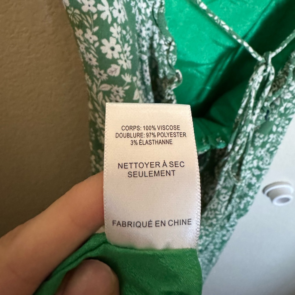 ASTR THE LABEL Amalea Floral Midi Dress Size Small in green - Picture 8 of 8